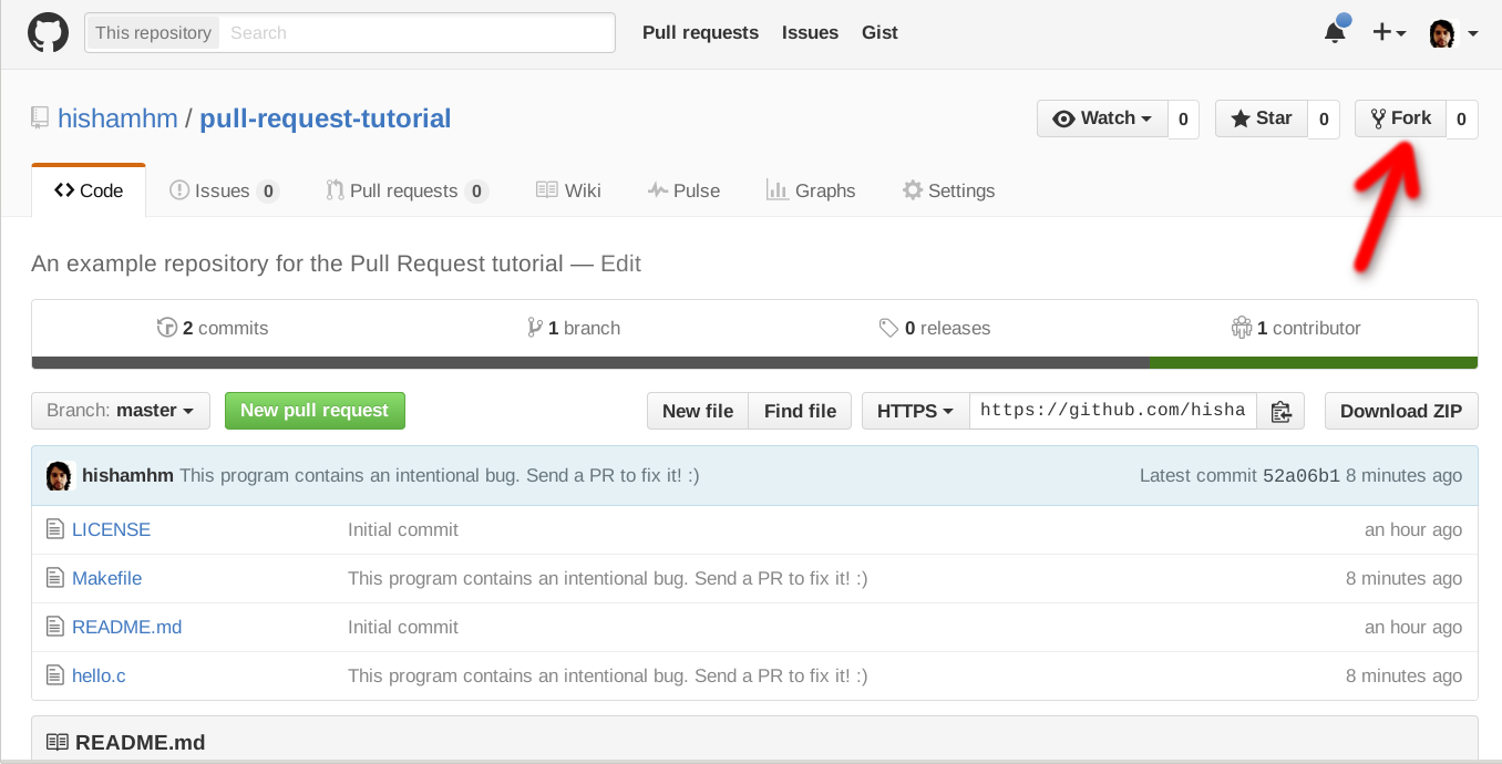 how to make a pull request on github - a quick tutorial « hisham.hm