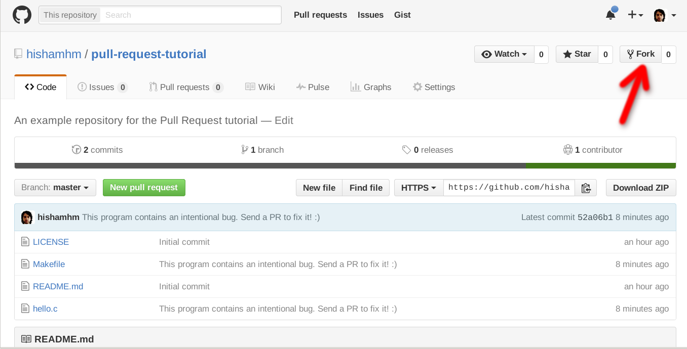 how to fork github repo